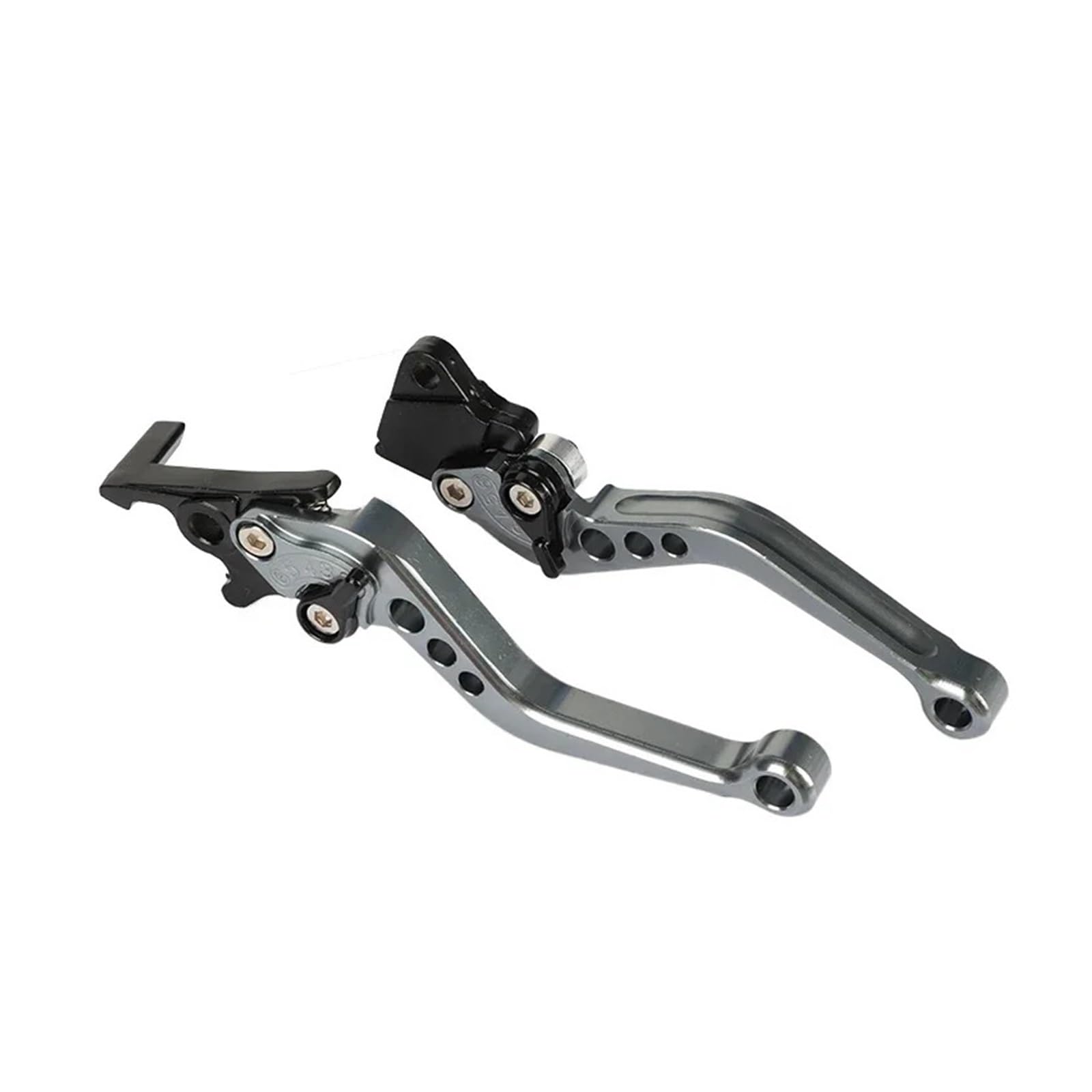 Abdktmnx Titanium Universal Motorcycle Clutch Brake Handle Drum Lever For Ho&Nda For Suzuki Motorbike Accessories Alloy Cnc Hand Handlebar Clutchs Brakes Levers