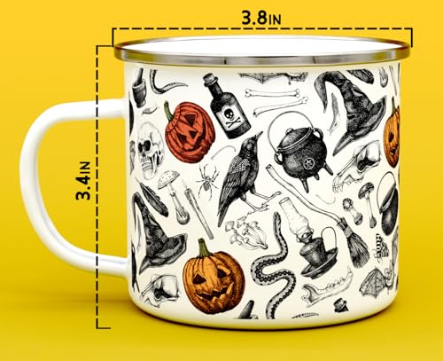 Loftipop Taza de Café Campamento Halloween 16oz miniatura 5