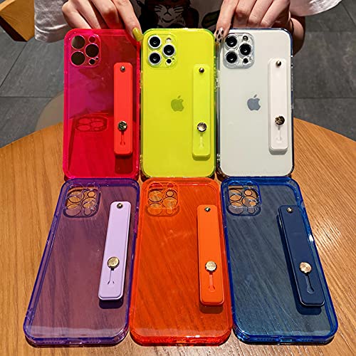 Soporte para iPhone 13Pro MAX con silicona transparente blanda 6