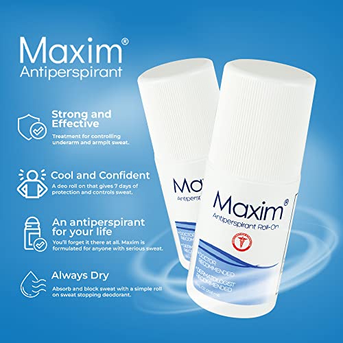 Maxim 837733000294 ® Clinical Strength Antiperspirant For Hyperhidrosis Excessive Sweating thumb #2