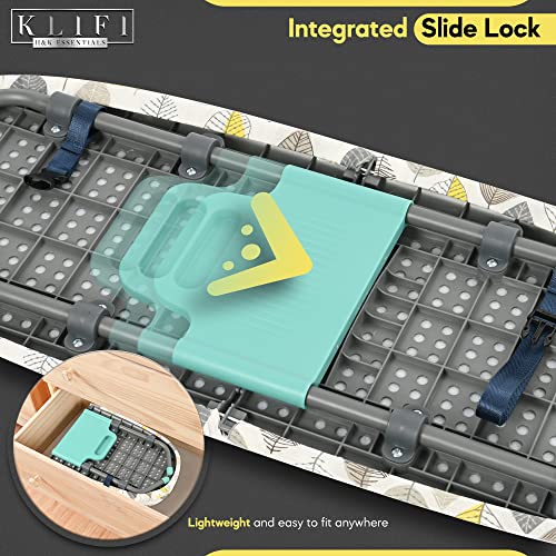 Klifi™ Tabletop Ironing Board | Foldable Ironing Board Folds And Hangs For Space Saving, Dorms, Laundry Rooms And Travel | Small Mini Ironing Board With Non-Sleep Feet With Iron Rest And Cover #TOP2