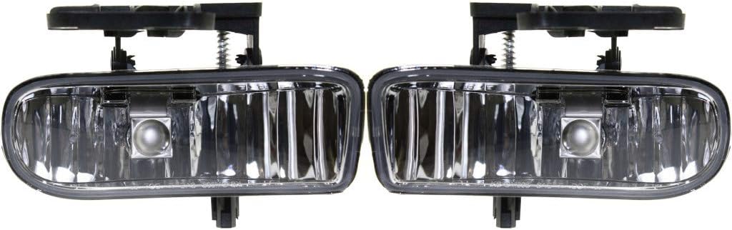 CarLights360 For GMC Sierra Pickup 1999-2002/Yukon XL 2000-2005 Fog Light Assembly Passenger Side CAPA Certified | GM2593110 | 10385055
