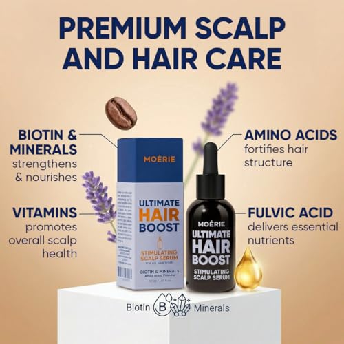 MOERIE Ultimate Hair Growth Serum 50ml — Caffeine + Biotin Scalp Serum — view 7