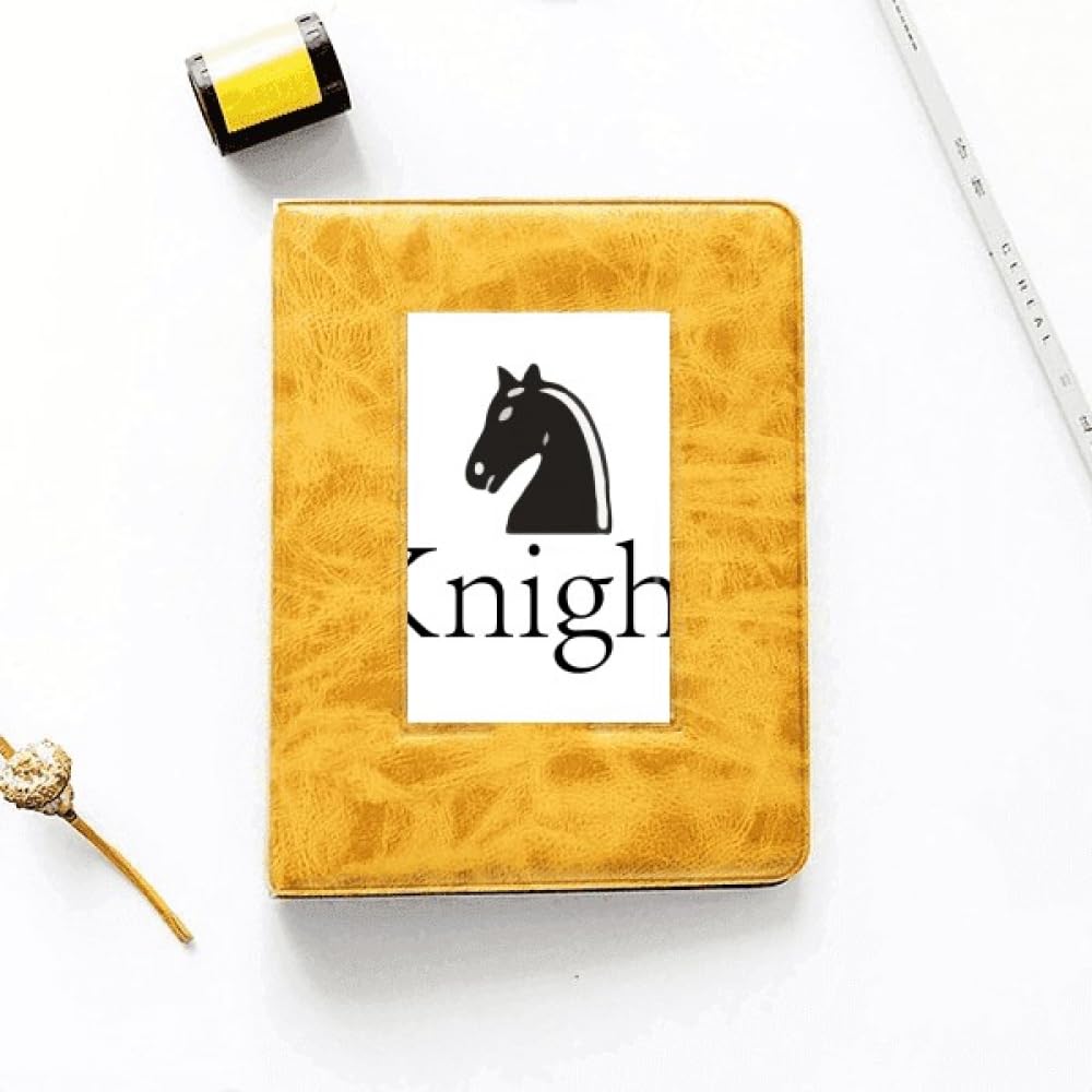 no/no Knight Black Word Chess Game Photo Album Family Wedding Picture 4x6