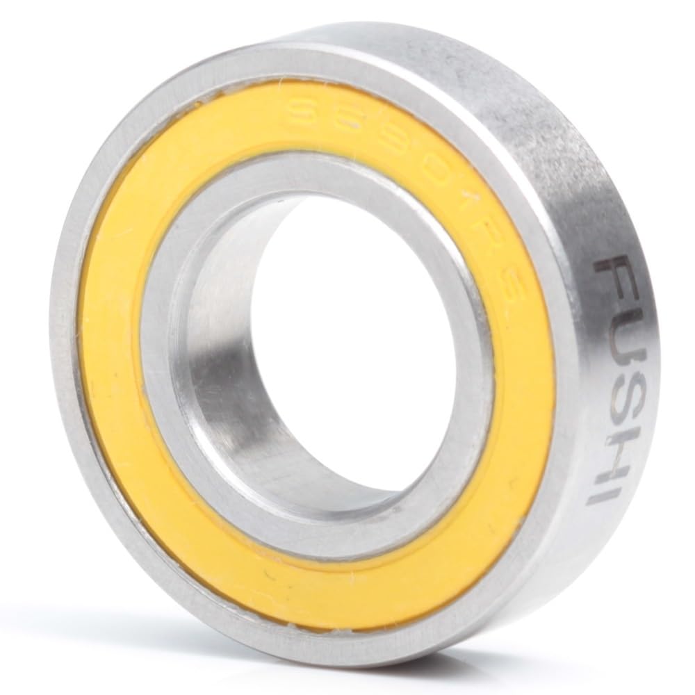 ZBJGBUIA 6901-2RS Stainless Bearing 12 * 24 6 mm ABEC-5 6901 RS Bicycle Hub Front Rear Hubs Wheel Ceramic Balls Bearings