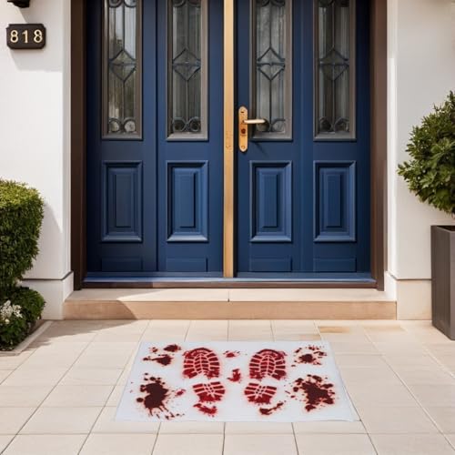 Tapete de entrada decorativo para proteger tu salón en Halloween 7