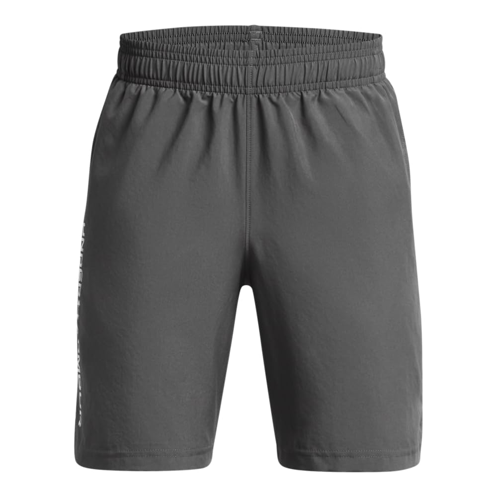 Under Armour Junior Ua Tech Woven Wordmark Short Grey, Kids size: M/B, FootAsylum
