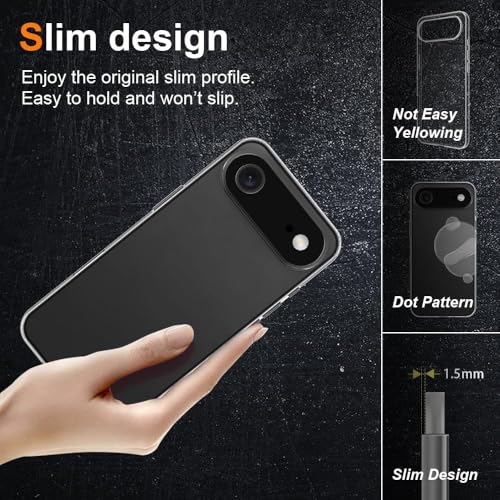 Image of NISHTECH for Premium Transparent Hybrid Soft Slim Dust Proof Back Case Cover with Camera Protection AS24