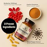 Swiss Peak Berberine 5250mg Per Serving, High Strength 99% HCL, Enhanced with Ceylon Cinnamon & Black Pepper Extract, 90 Vegan Capsules, 3 Month Supply, UK Made, Non-GMO, Gluten Free - Image 5