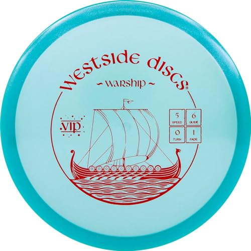 Mint Discs Westside Glimmer VIP Warship Midrange Golf Disc, 177-180g