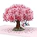 papercrush® Pop-Up Karte Herzbaum mit Turteltauben - 3D Hochzeitskarte, Geburtstagskarte für Frauen, Glückwunschkarte zum Hochzeitstag o. zur Verlobung, Liebeskarte zum Jahrestag, Ich Liebe Dich Karte