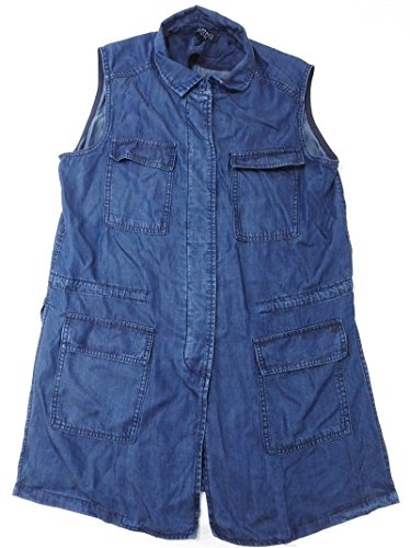 Buffalo David Bitton Women's Lightweight Vest (M, Denim)
