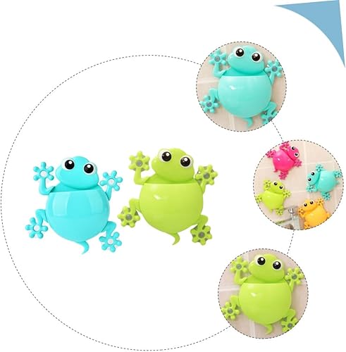 Miniatura 3 de ABOOFAN Soporte para cepillos de dientes, soporte para lápices montado en la pared, soporte para bolígrafo de dientes, cubierta de cepillo de