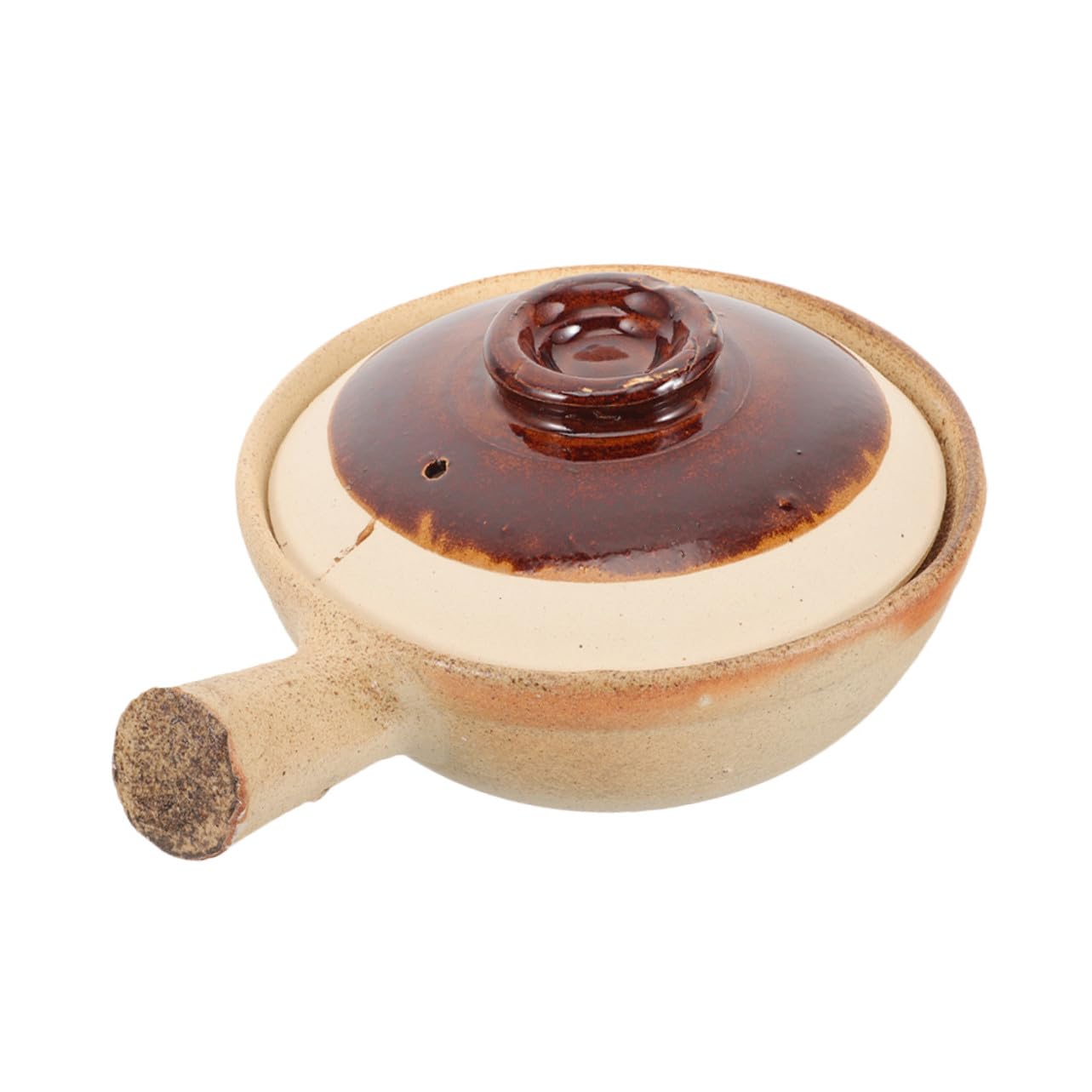 Toyvian Cocotte De Cuisine Marmite à Ragoût Cocotte Céramique Marmite à Soupe Plat Avec Couvercle Ustensiles De Cuisine