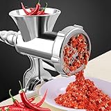 Máquina Moer Moedor de Carne Linguiça Hambúrguer Manual N10 Embutido Tritura Triturador Biscoito Cafta Kafta Picador Moinho