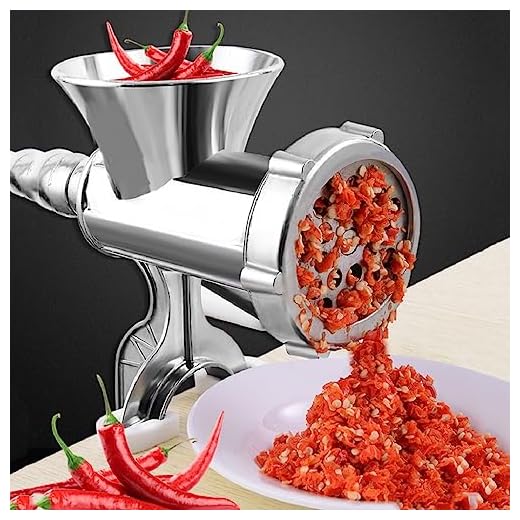 Máquina Moer Moedor de Carne Linguiça Hambúrguer Manual N10 Embutido Tritura Triturador Biscoito Cafta Kafta Picador Moinho
