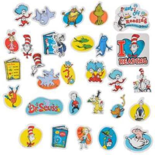 30-Piece Dr. Seuss Themed Party Decoration Cutouts | 1 Pack
