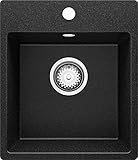 Fregadero Cocina 38 x 44 cm, Grafito