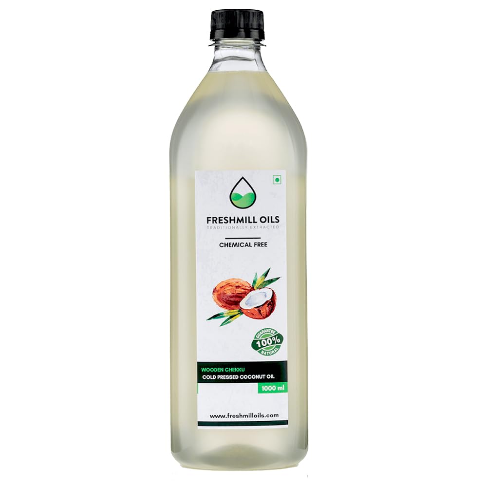 See full amazon price history chart for Freshmill Oils Cold Pressed Coconut Oil Pure Natural Wood Pressed Cooking Oil 100% Natural Kachi Ghani Oil - 1000ML (1 Ltr) Freshmill Oils Cold Pressed Coconut Oil Pure Natural Wood Pressed Cooking Oil 100% Natural Kachi Ghani Oil - 1000ML (1 Ltr) (B08D6LJ1DK) Amazon Price History, Amazon Price Tracker