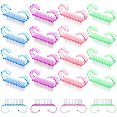 Aeaocvo 20 PCS Nail Brush Set Cover