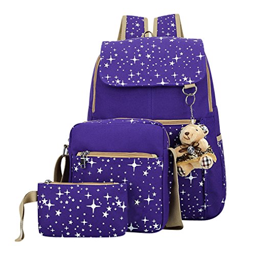 Mochilas Escolares Juveniles Niña Colegio Instituto Chica Bolsa de Hombro Billetera