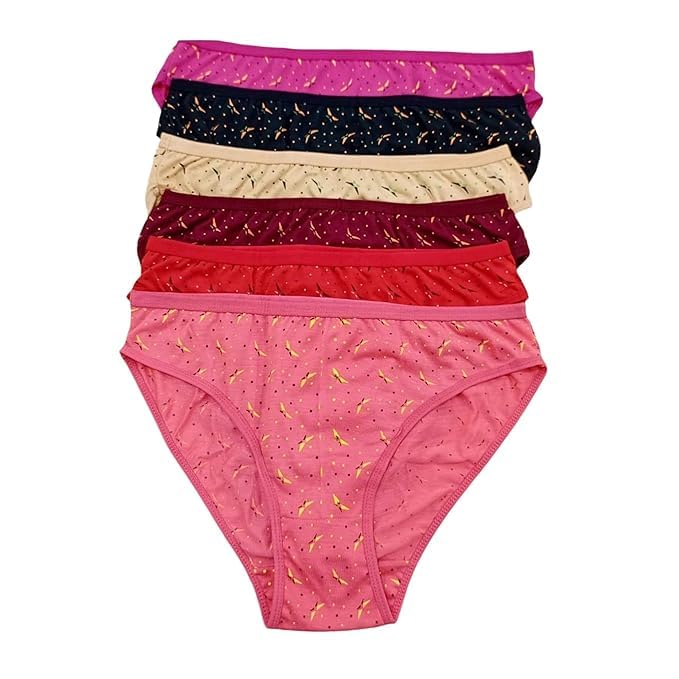 sweet hot Women's Cotton Hipster Innerwear Printed Panties Assorted Briefs with Elastic Inner Wear Multicolor-picture-16