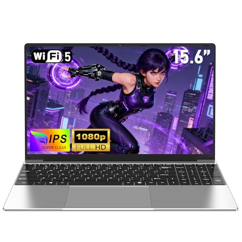 NAIKLULU 15.6 Pouces Ordinateur Portable Gaming, i7 7600U Processor (2,8 à 3,9 GHz) 16GB RAM 1TB SSD Pc Portable Gamer Laptop 2026, 6000Mah/Clavier Complet Rétroéclairé/Webcam/Touchpad
