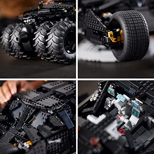 DC Batman Batmobile Tumbler, Modellino di Auto da Costruire, Kit Modellismo Adulti, Iconica Macchina della Trilogia del Cavaliere Oscuro, Idea Regalo per Uomo o Donna da Collezione 76240 - Lego - Immagine 5