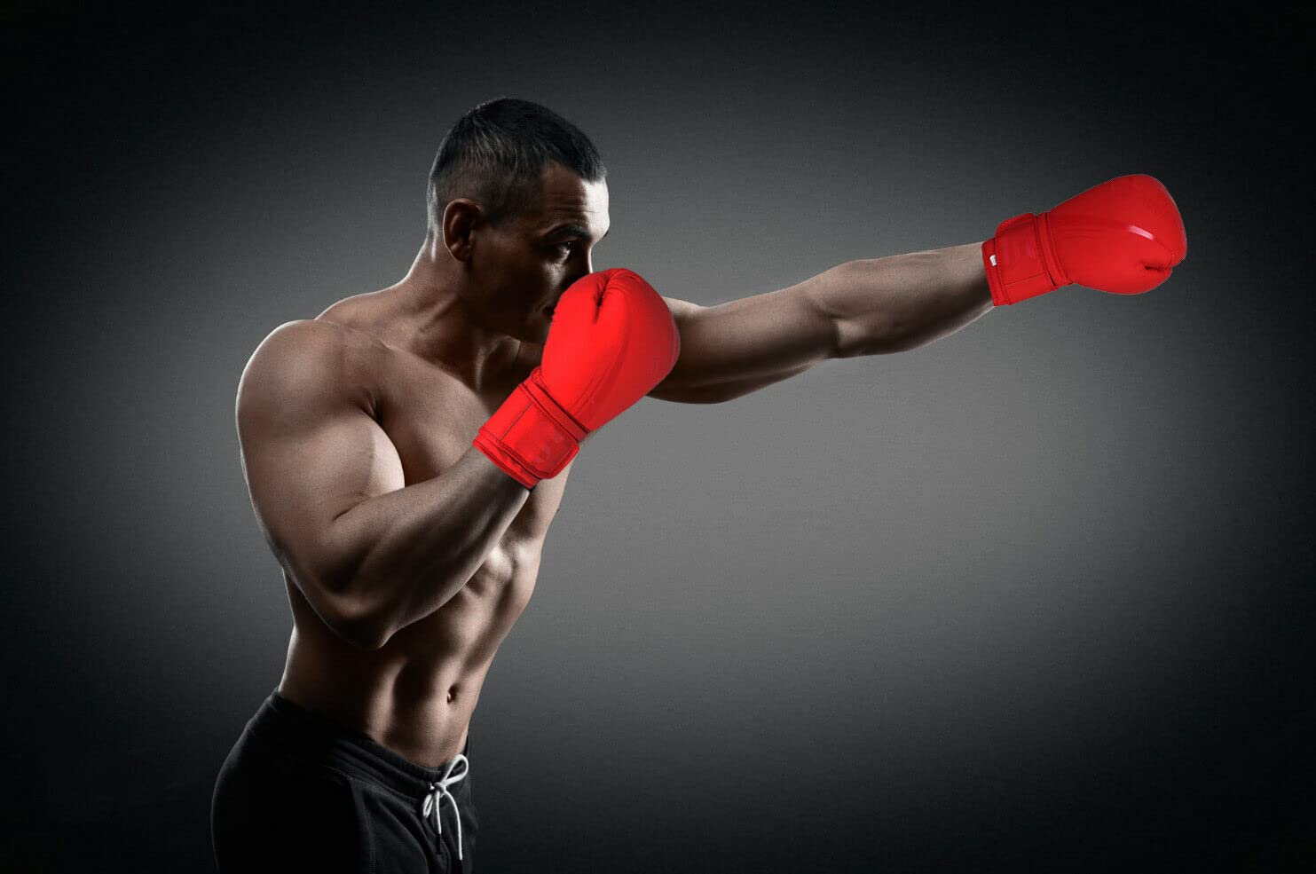 Flexzion Guantoni da boxe da 283,5 g, per uomini, giovani e donne, guanti da boxe da 283,5 g, per kickboxing, MMA, Muay Thai, allenamento, risparmio, bagaglio con fascia per il polso, bianco