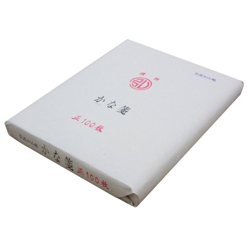 Amazon | 手漉 仮名用画仙紙 条幅紙 かな箋 （35×136cm） 100枚