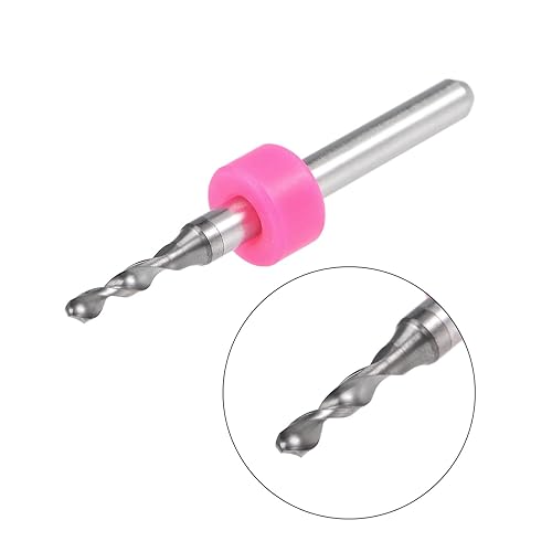 Miniatura 4 de uxcell Brocas para PCB de 0.071 in y 0.075 in, herramienta rotativa de carburo de tungsteno, joyería de grabado CNC, placa de circuito de impresión,