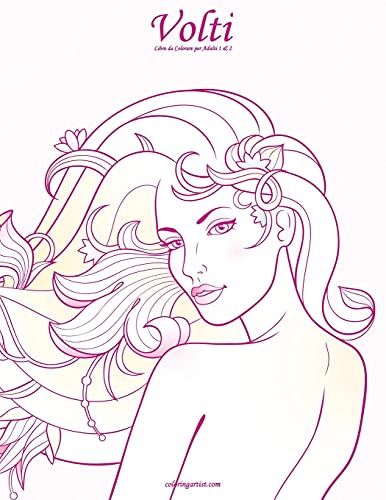 Volti Libro da Colorare per Adulti 1 & 2 (Italian Edition)