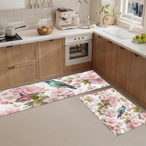Tapis de cuisine devant évier lavable 50x150 colibri - 4