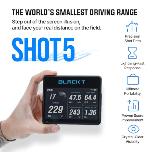 BLACK T SHOT5 Launch Monitor