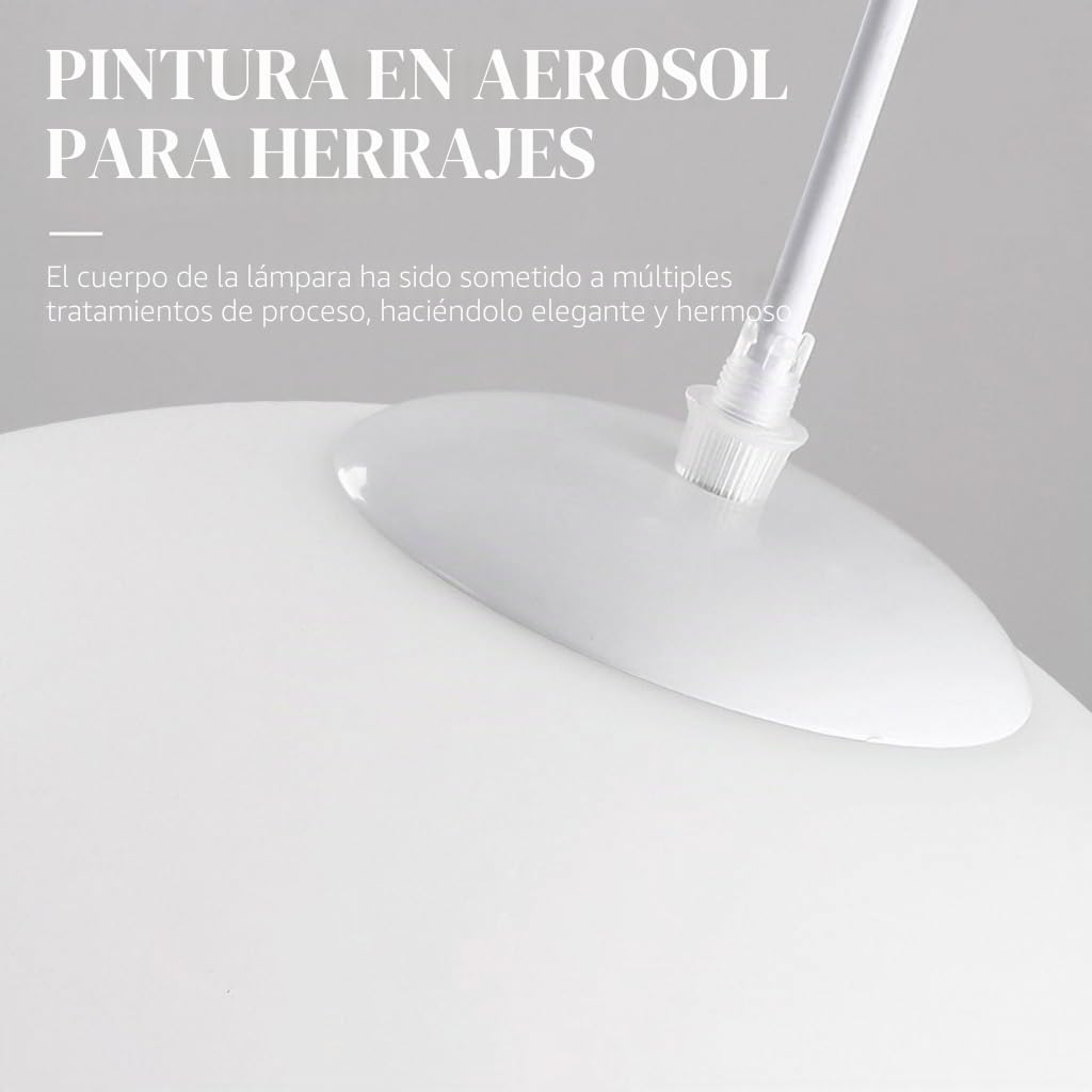 JOJOM Lámpara colgante moderna con forma de casa de escalera Lámpara de Techo Nórdica minimalista Creativa Estilo crema LED Aplicable a para escaleras salón villa cocina pasillo(A10)