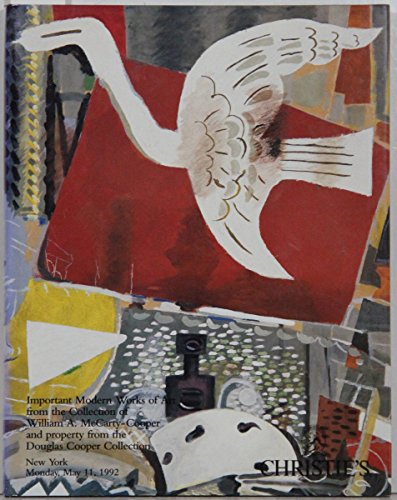 Important Modern Paintings. Tremaine Collection. Christie's New York November 5 1991
