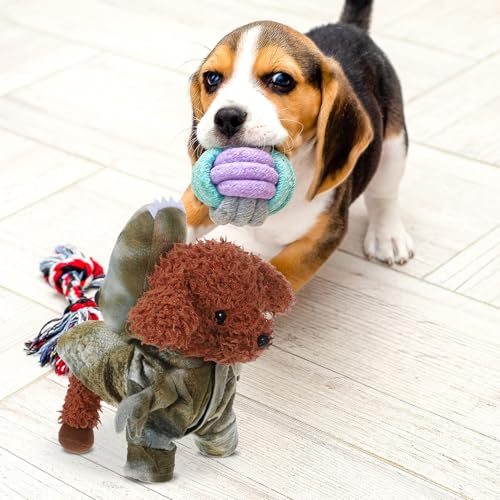 Disfraz para perro dinosaurio tamaño S cálido de peluche miniatura 7