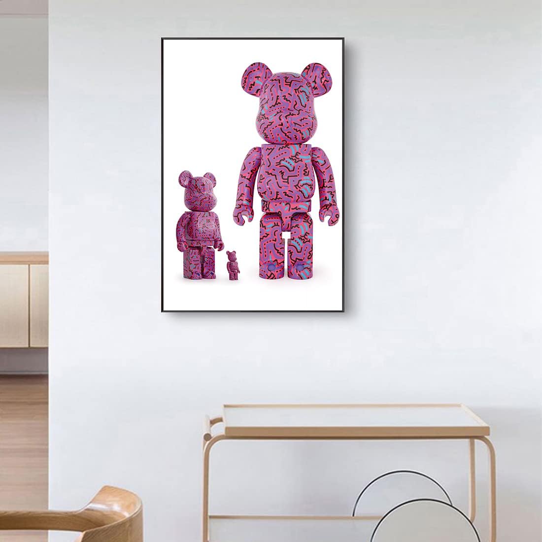 Amazon.co.jp: be@rbrickアートパネル ベアブリック壁掛け絵画