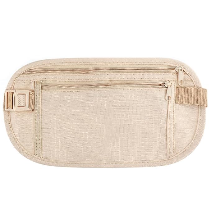mvs store Waterproof Pouch Passport Holder Travel Anti-Theft Secure, Comfortable, and Stylish, Adjustable Money Belt for Women & Men 1 Pcs-picture-55