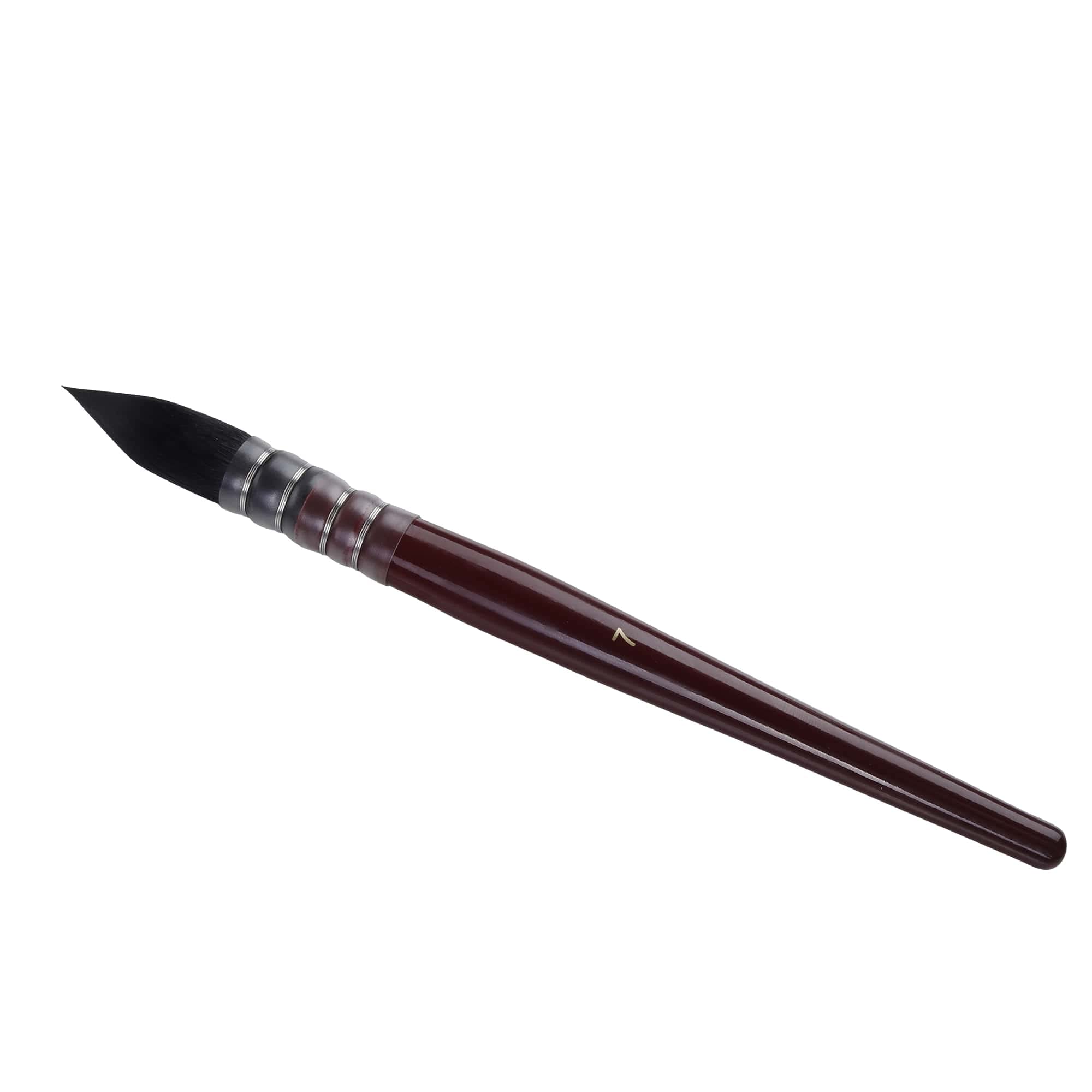KABEER ART Pointed Synthetic Watercolor Quill Mop Brush Size 7 3