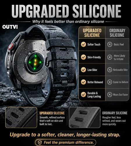 Image of Quickfit 22 watch bands for garmin fenix 8 47mm fenix 7 pro Sapphire Solar fenix 6 Forerunner 965 955 970 935 745 epix Pro Gen 2 47 soft silicone straps replacement