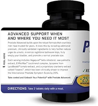 Amazon.com: Force Factor Prostate Advanced, Health Supplement ...