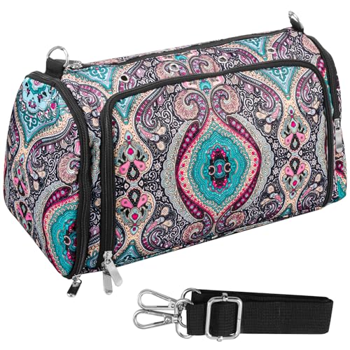 ZJRDYYK Bolsa portátil de armazenamento de fios, bolsa de tricô para tricô, bolsas de fio para amantes de tricô de crochê (A)