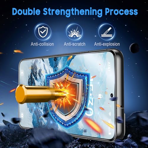 Image of Uyiton for Samsung Galaxy S22+ Plus Screen Protector UnBreak-Glass | Ultrasonic Fingerprint Support Auto-Alignment Frame Scratch-Resistant Bubble-Free S22+ Screen Protector, 2 Pack