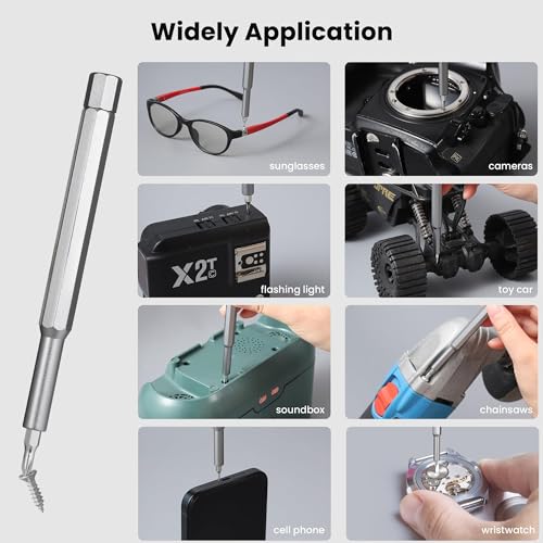 Anspect Precision Screwdriver Set, 25 in 1 Mini Screwdriver, Magnetic Driver Bits Set, Set, S2 Alloy Steel Pocket Manual Screwdriver Tool Set, Repair Tool Kit