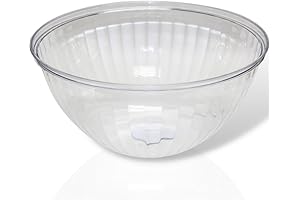 Clear Plastic Salad Bowl