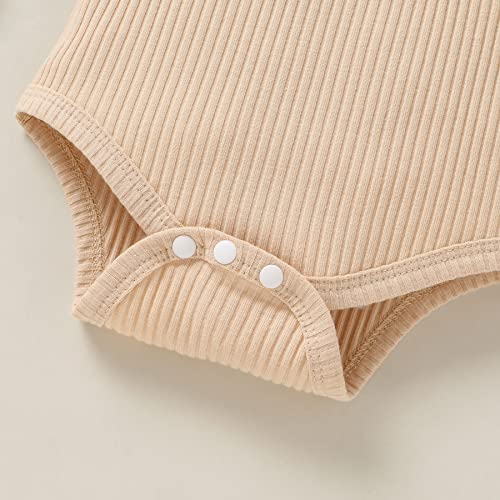 Younger Tree Newborn Infant Baby Girl Clothes Outfits Lace Round Collar Romper Bodysuit Floral Cow Print Pants Headband 3Pcs Summer Clothes Set(6-12 Months,A1 Leopard) #TOP5