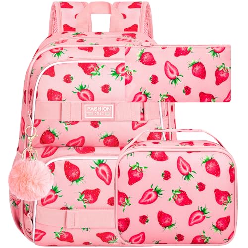 3PCS Backpack for Girls, 17