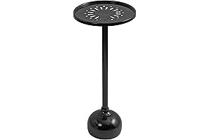 Kate and Laurel Miki Modern Pedestal Spike Table
