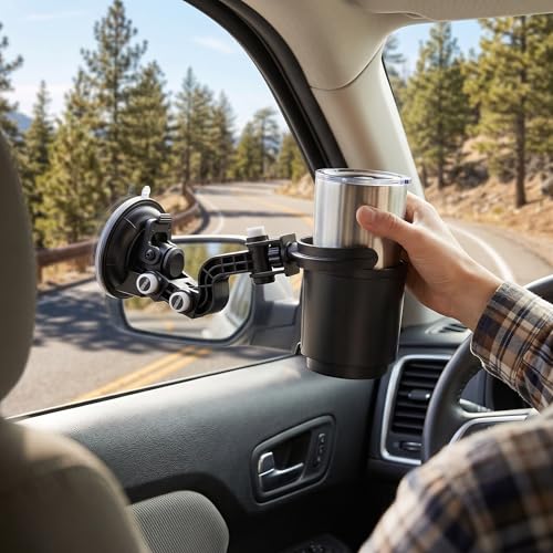 Portavasos plegable ajustable con ventosa para auto miniatura 5